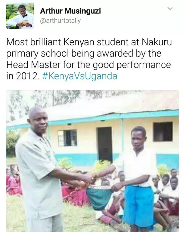 Hilarious Photo See The Award The Most Brilliant Kenyan Student Got For An Excellent Performance